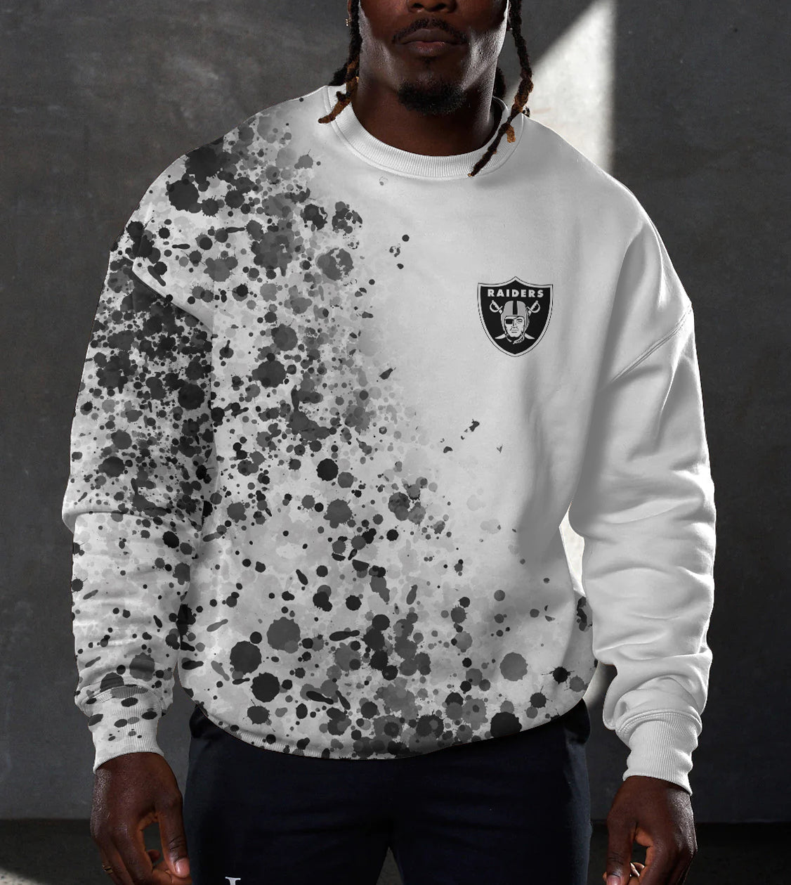 Las Vegas Raiders 3D Limited Edition Crew Neck sweatshirt