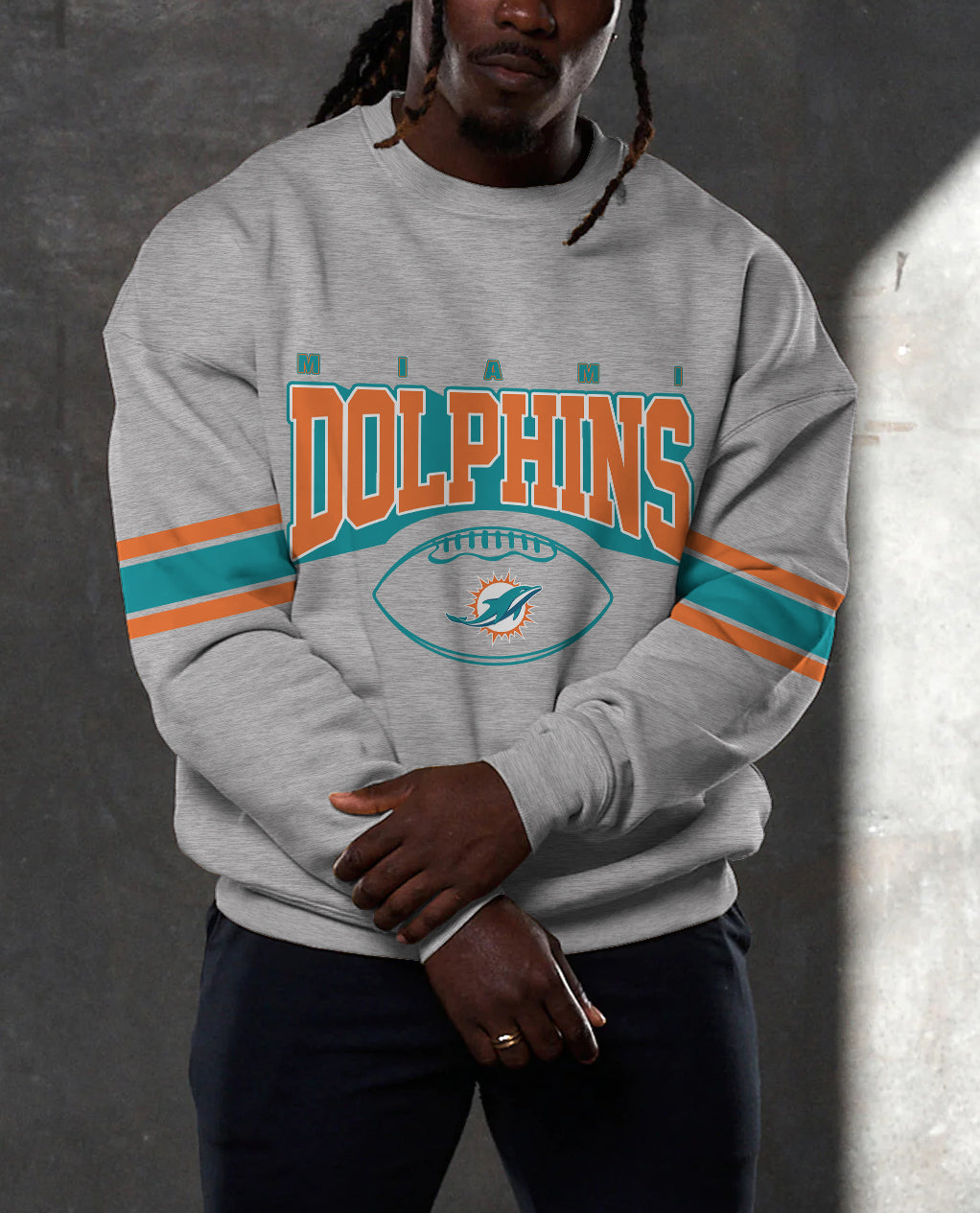 Miami Dolphins 3D Limited Edition Crew Neck sweatshirt