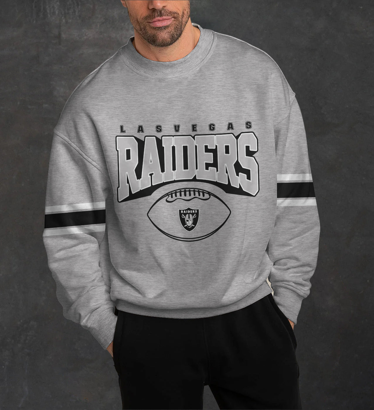 Las Vegas Raiders 3D Limited Edition Crew Neck sweatshirt