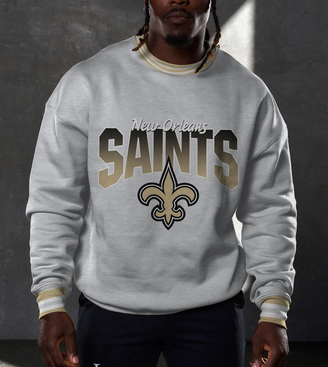 New Orleans Saints 3D Limited Edition Crew Neck sweatshirt