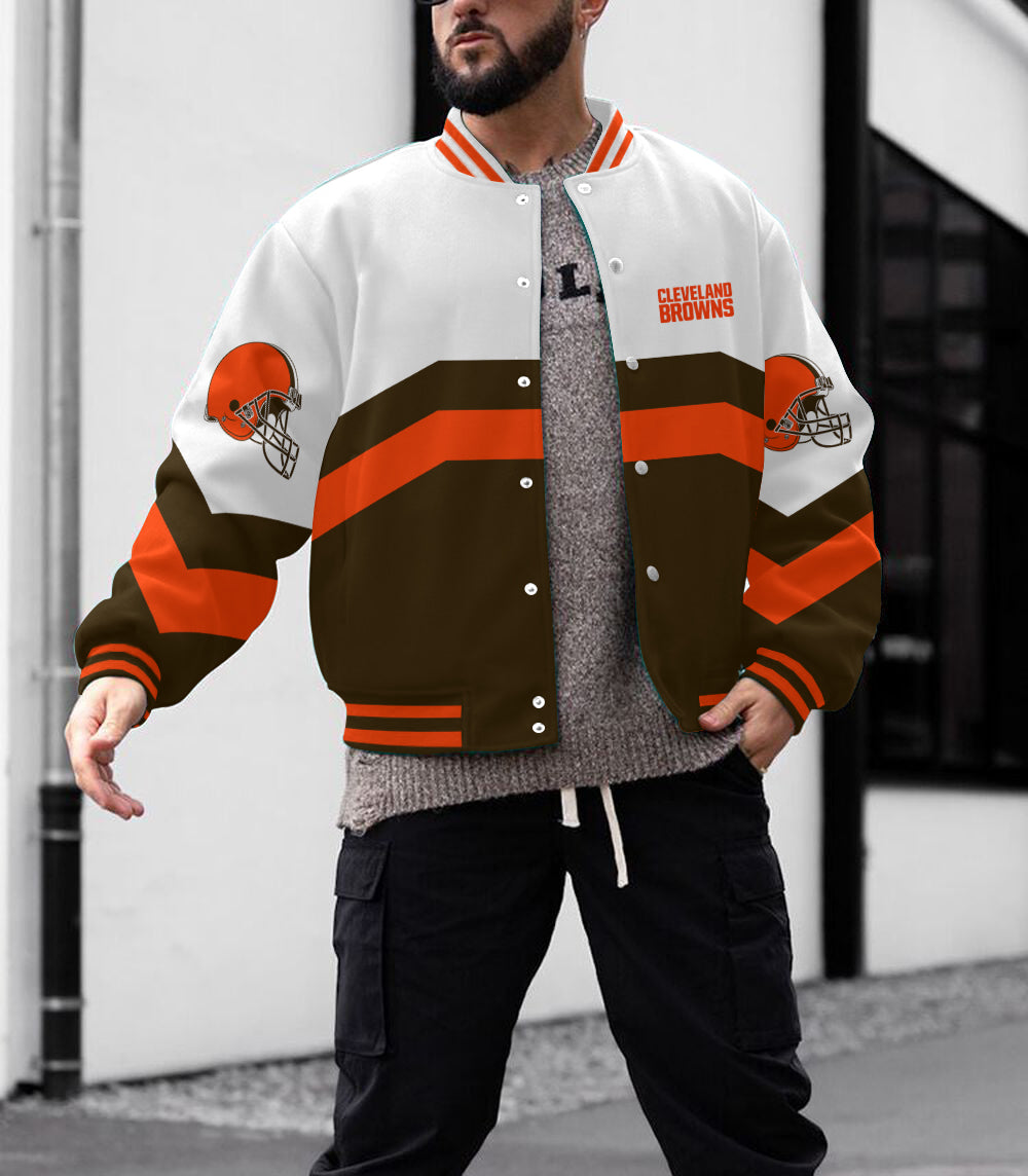 Cleveland Browns Men's Limited Edition Full-Snap Casual Jacket