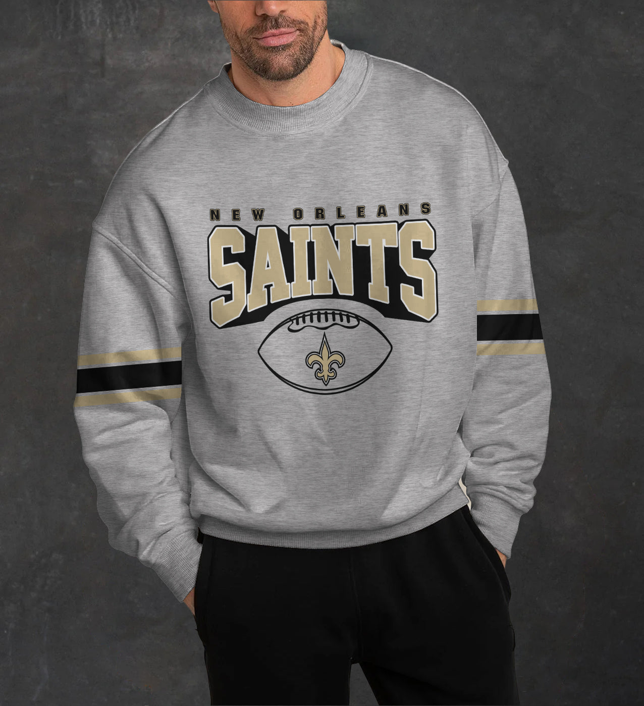 New Orleans Saints 3D Limited Edition Crew Neck sweatshirt