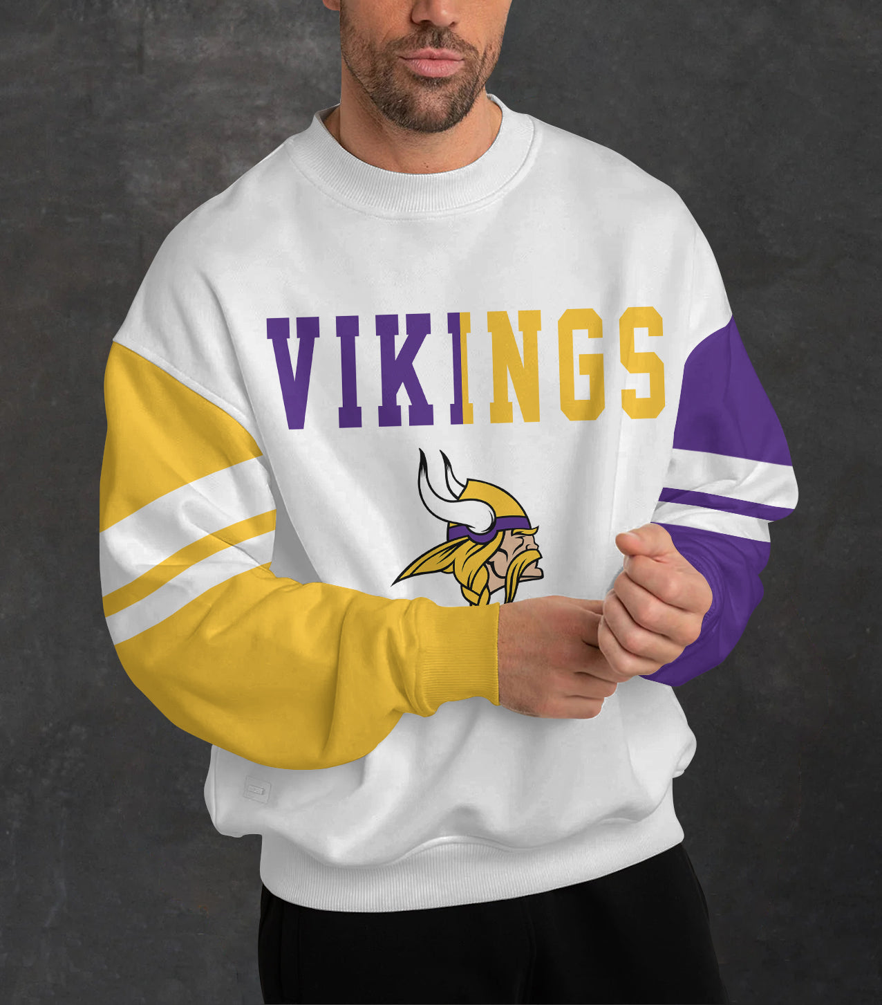 Minnesota Vikings 3D Limited Edition Crew Neck sweatshirt