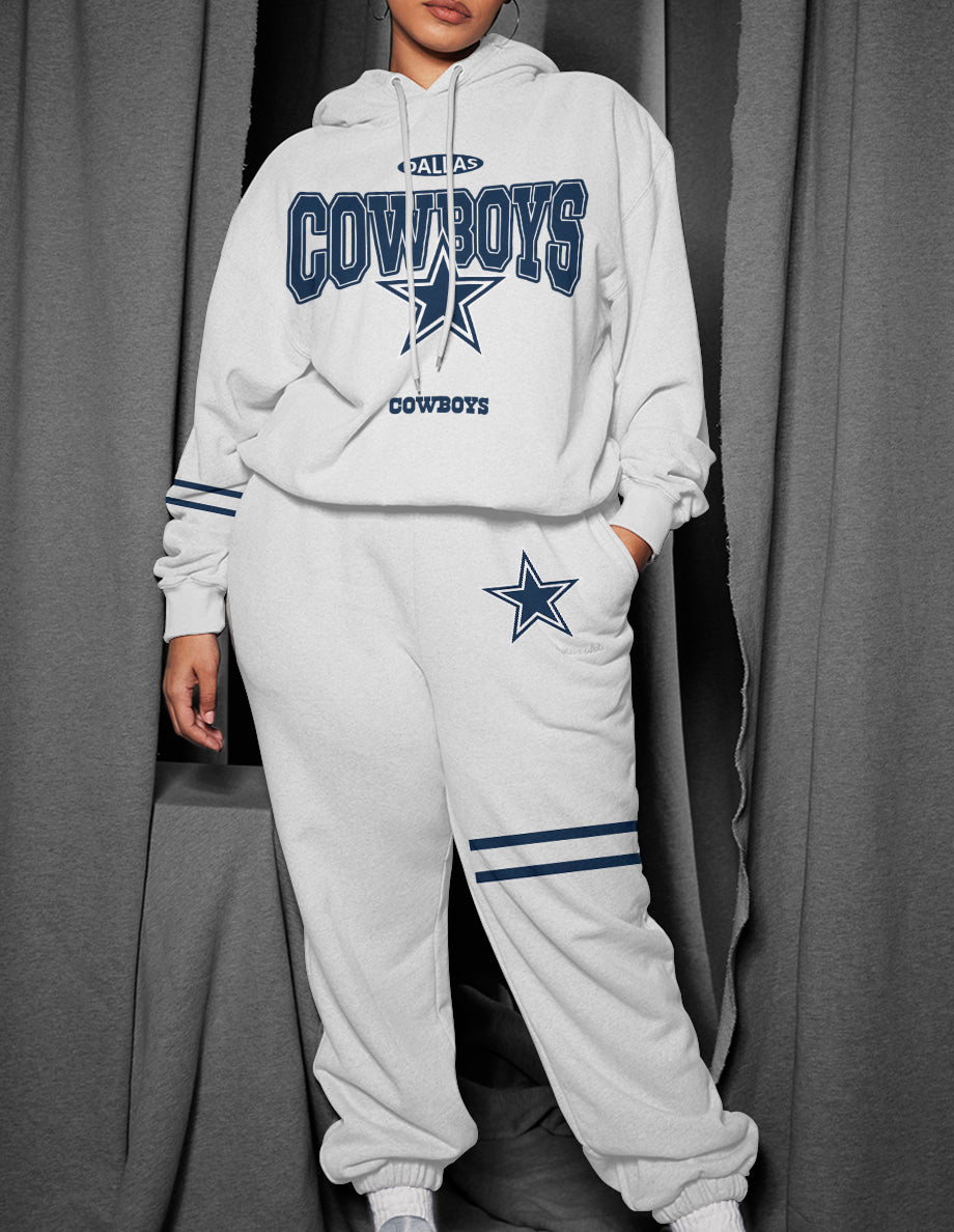 Dallas Cowboys 3D Printed Pullover Hoodie And Sweatpant 2pcs Tracksuits