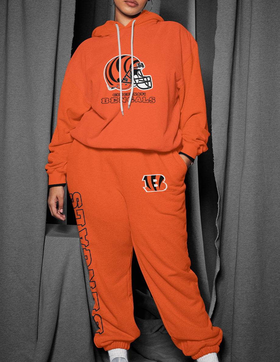 Cincinnati Bengals 3D Printed Pullover Hoodie And Sweatpant 2pcs Tracksuits