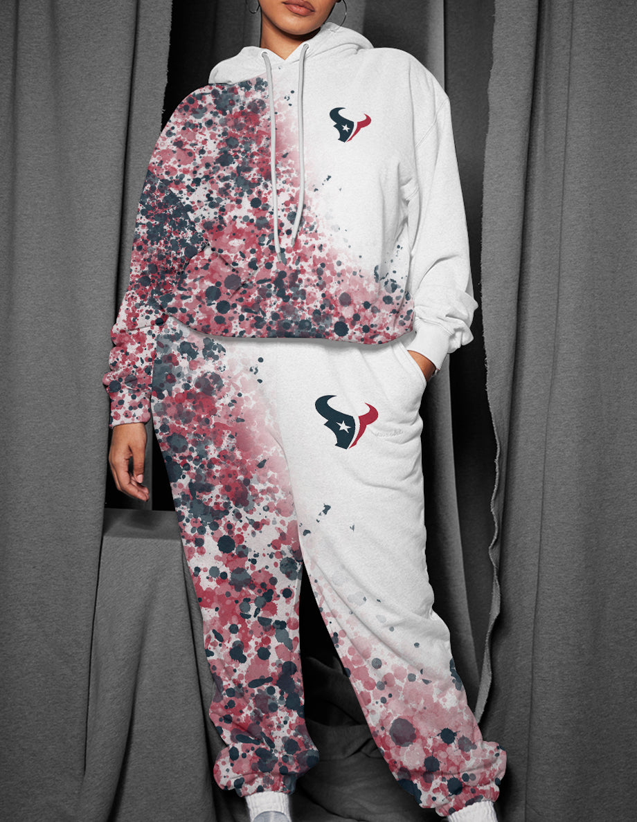 Houston Texans 3D Printed Pullover Hoodie And Sweatpant 2pcs Tracksuits