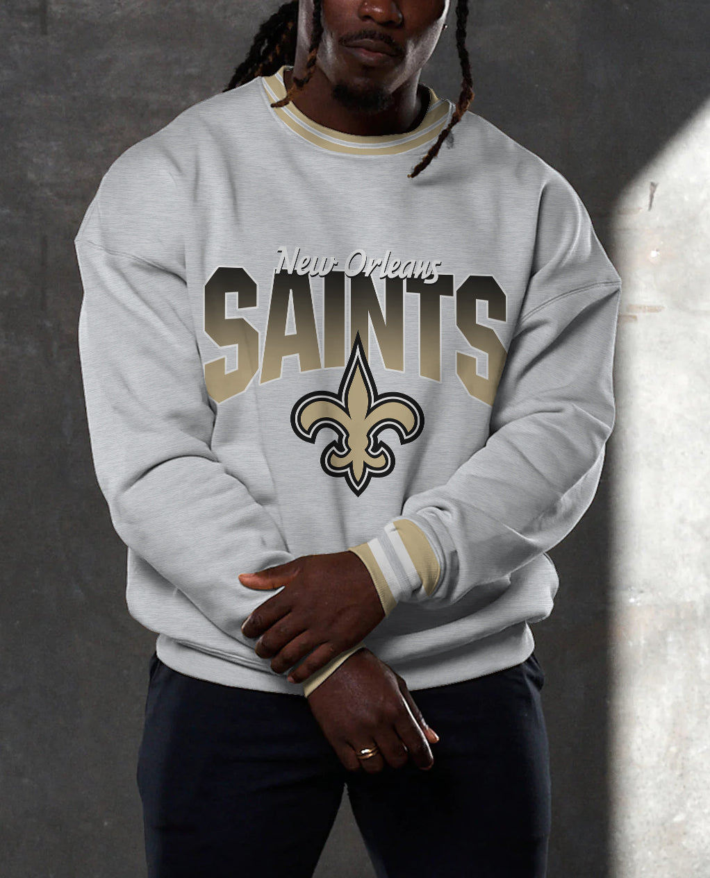 New Orleans Saints 3D Limited Edition Crew Neck sweatshirt