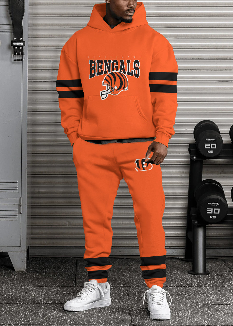 Cincinnati Bengals 3D Printed Pullover Hoodie And Sweatpant 2pcs Tracksuits