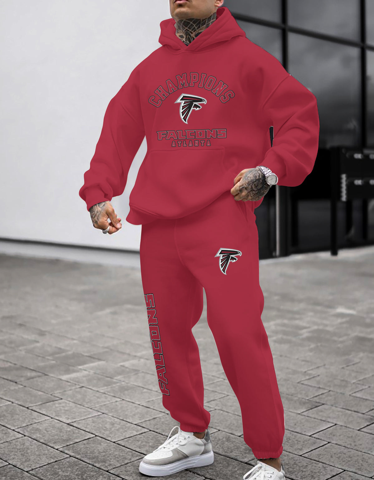 Atlanta Falcons 3D Printed Pullover Hoodie And Sweatpant 2pcs Tracksuits