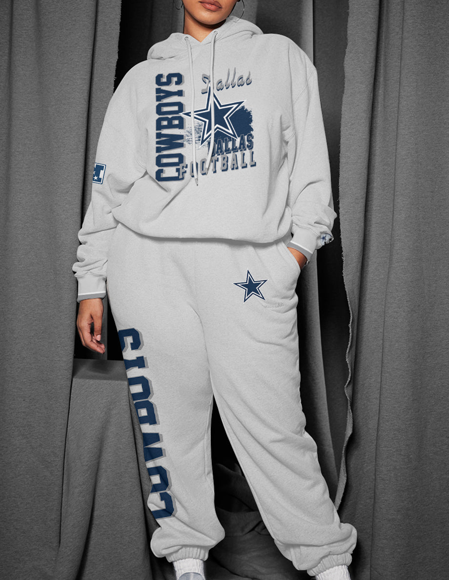 Dallas Cowboys 3D Printed Pullover Hoodie And Sweatpant 2pcs Tracksuits
