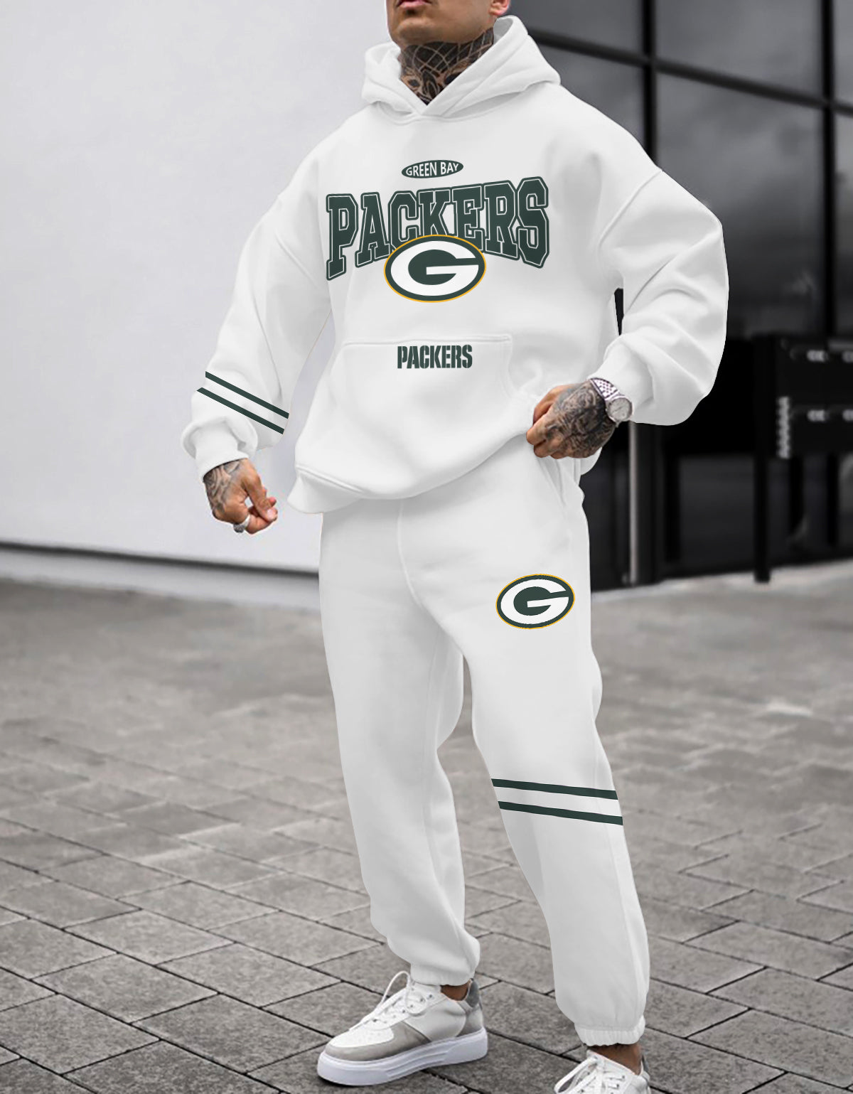 Green Bay Packers 3D Printed Pullover Hoodie And Sweatpant 2pcs Tracksuits