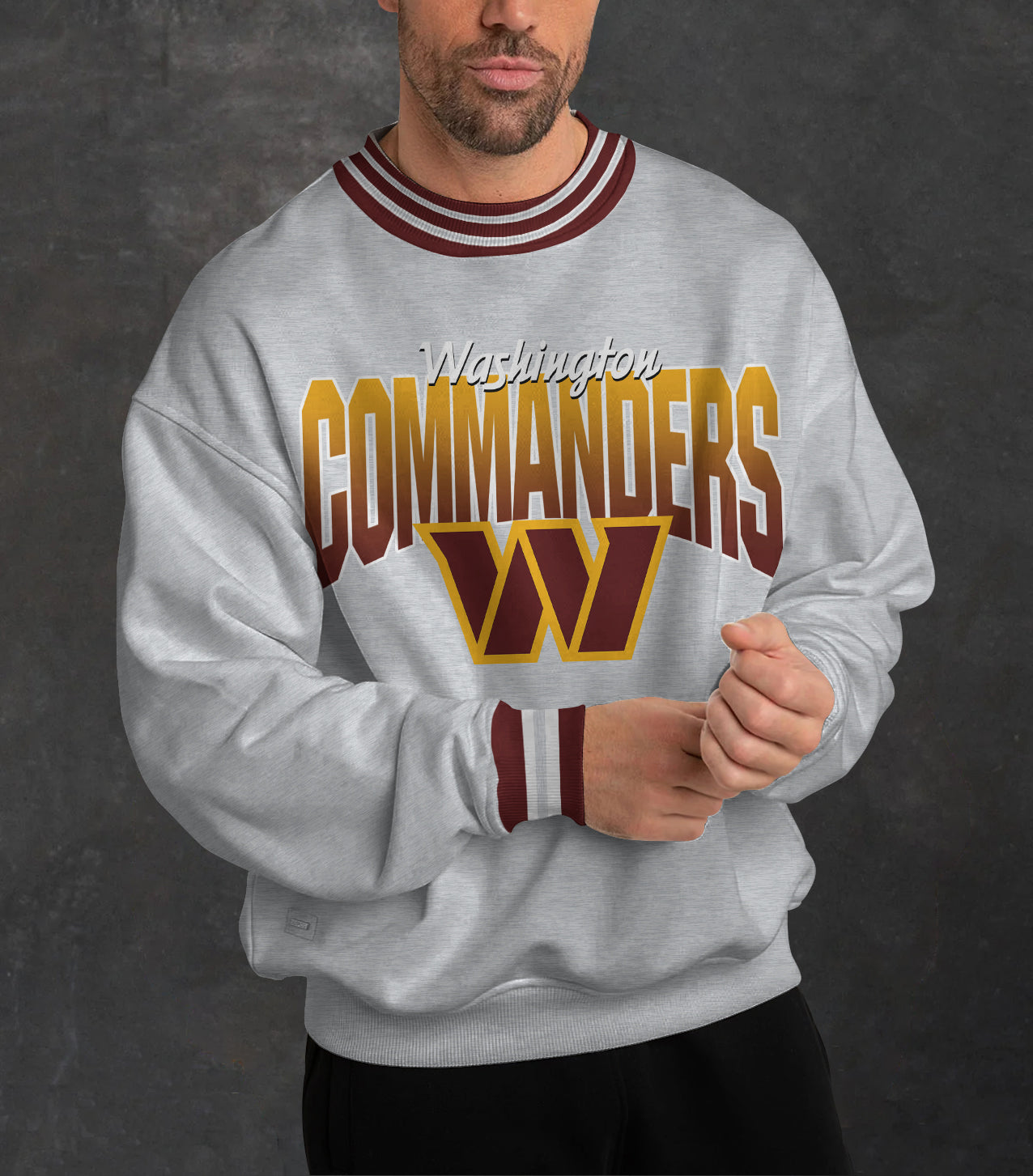 Washington Commanders 3D Limited Edition Crew Neck sweatshirt