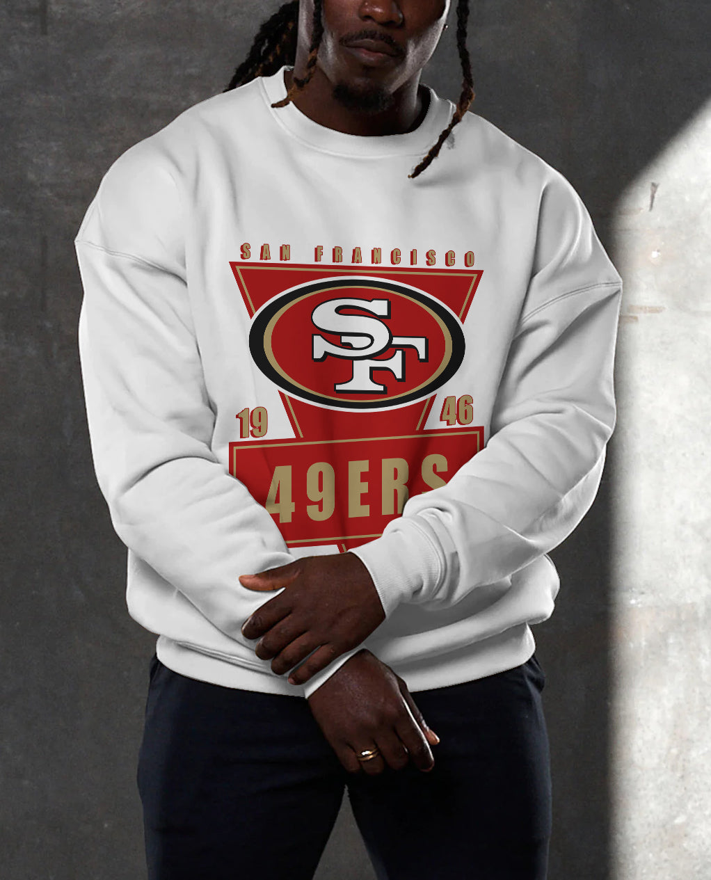 San Francisco 49ers 3D Limited Edition Crew Neck sweatshirt