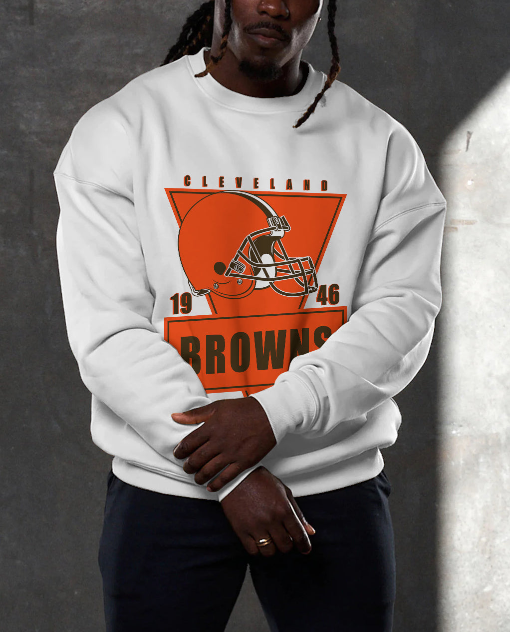 Cleveland Browns 3D Limited Edition Crew Neck sweatshirt