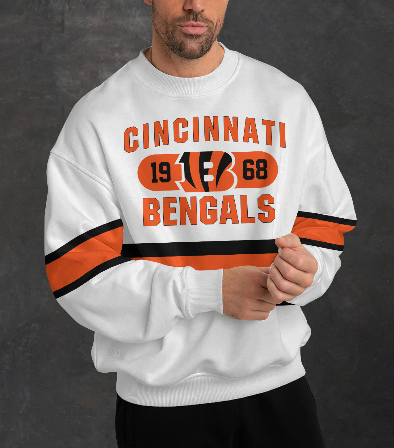 Cincinnati Bengals 3D Limited Edition Crew Neck sweatshirt
