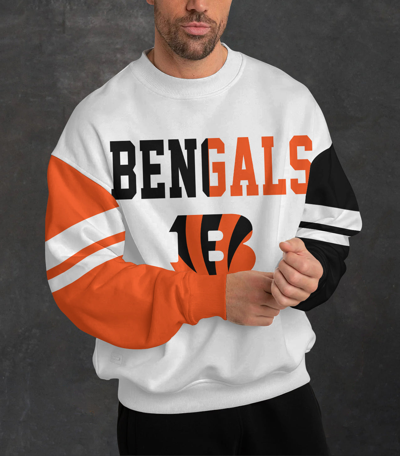 Cincinnati Bengals 3D Limited Edition Crew Neck sweatshirt
