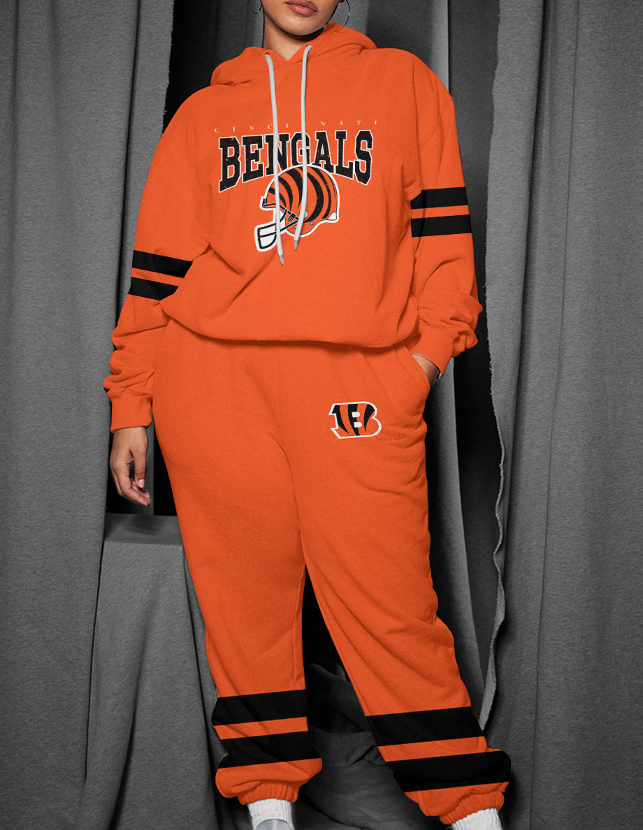 Cincinnati Bengals 3D Printed Pullover Hoodie And Sweatpant 2pcs Tracksuits