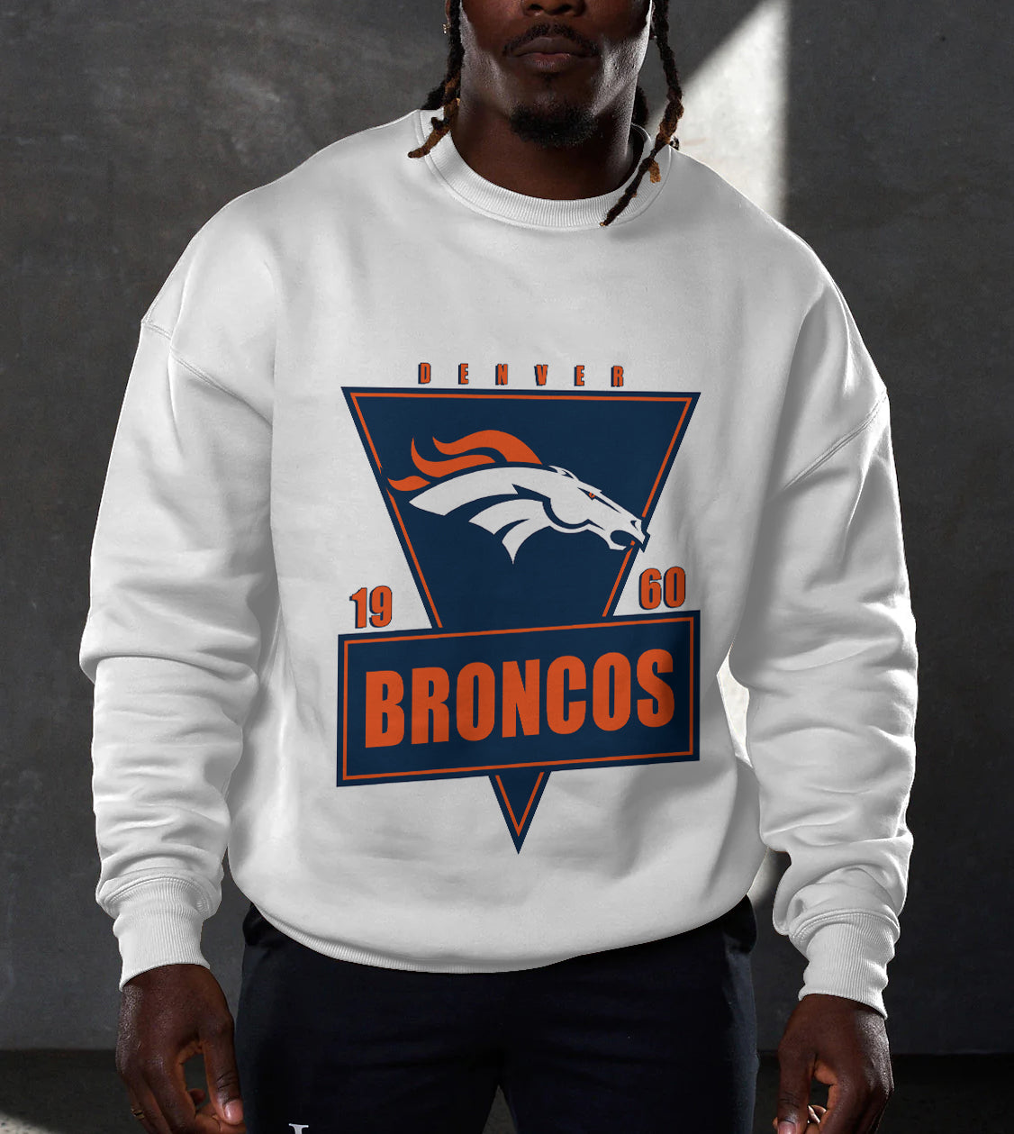Denver Broncos 3D Limited Edition Crew Neck sweatshirt