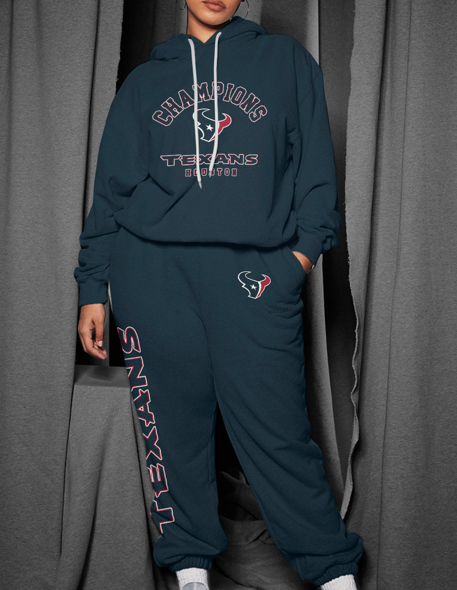 Houston Texans 3D Printed Pullover Hoodie And Sweatpant 2pcs Tracksuits