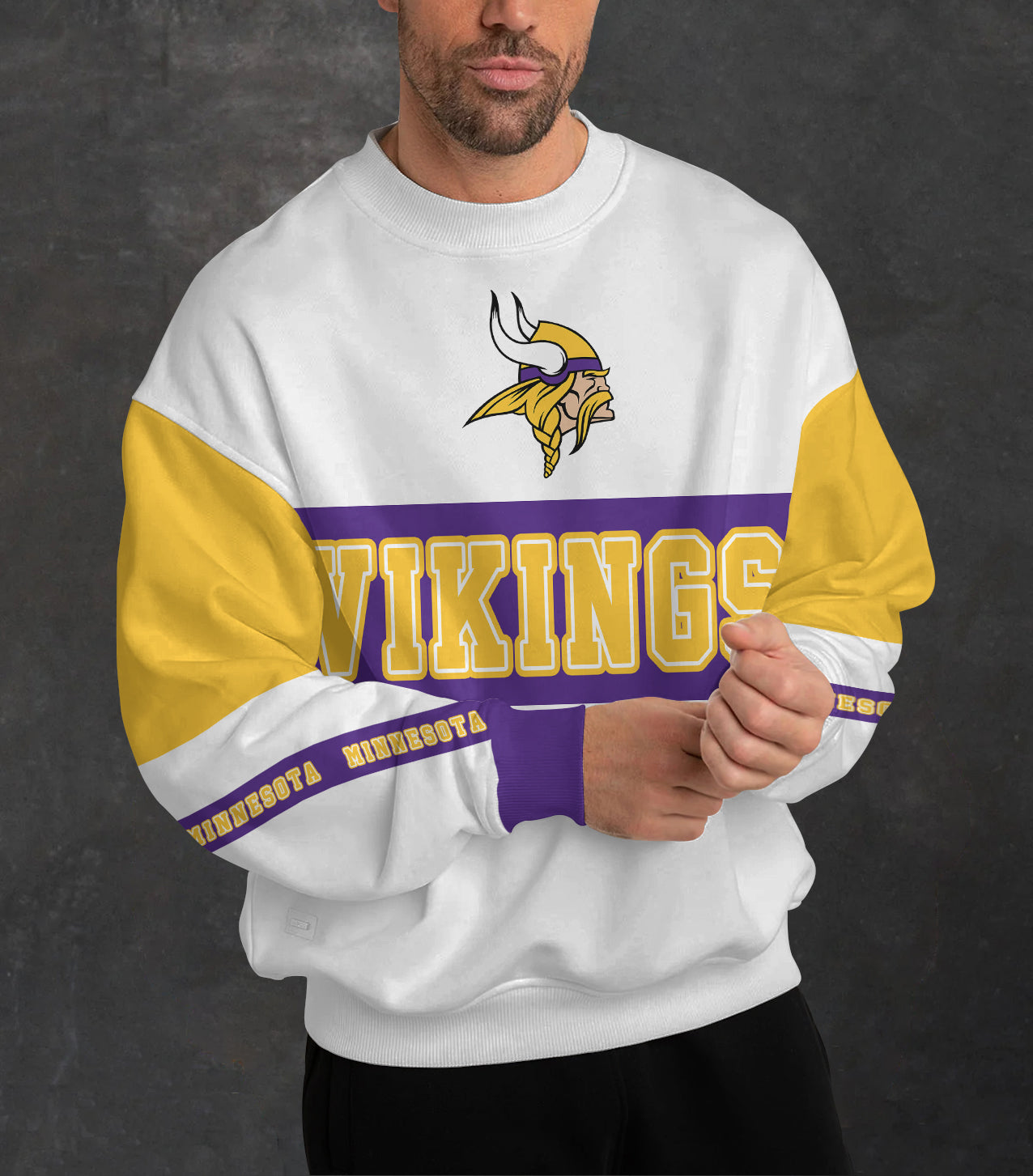 Minnesota Vikings 3D Limited Edition Crew Neck sweatshirt