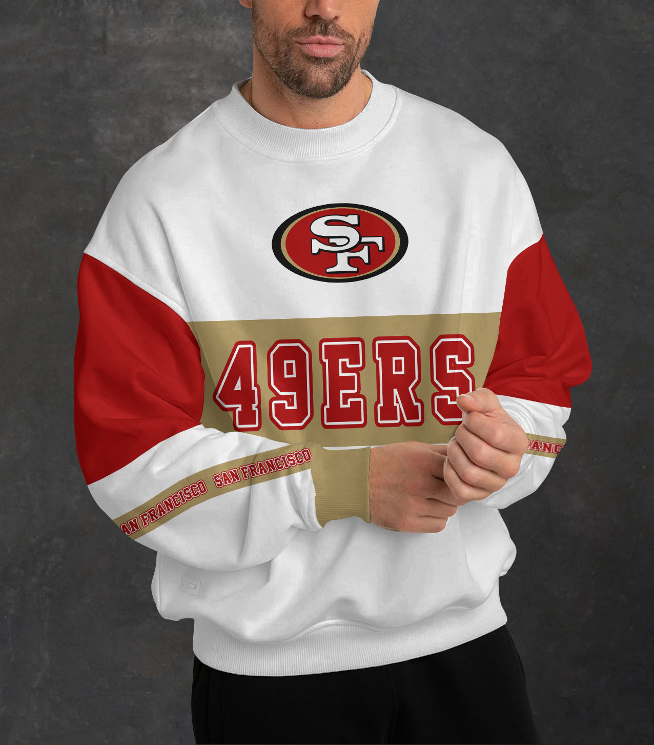 San Francisco 49ers 3D Limited Edition Crew Neck sweatshirt