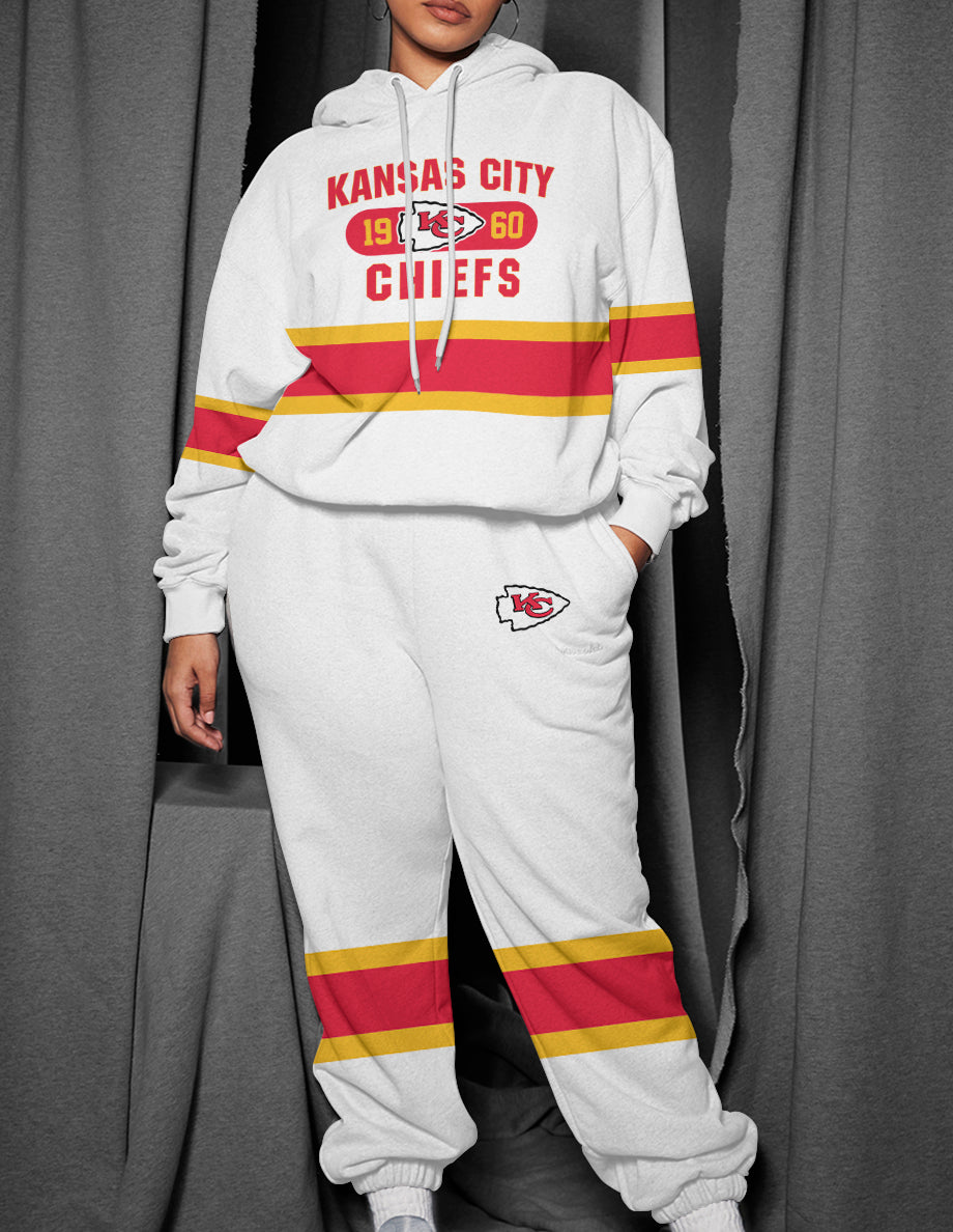 Kansas City Chiefs 3D Printed Pullover Hoodie And Sweatpant 2pcs Tracksuits