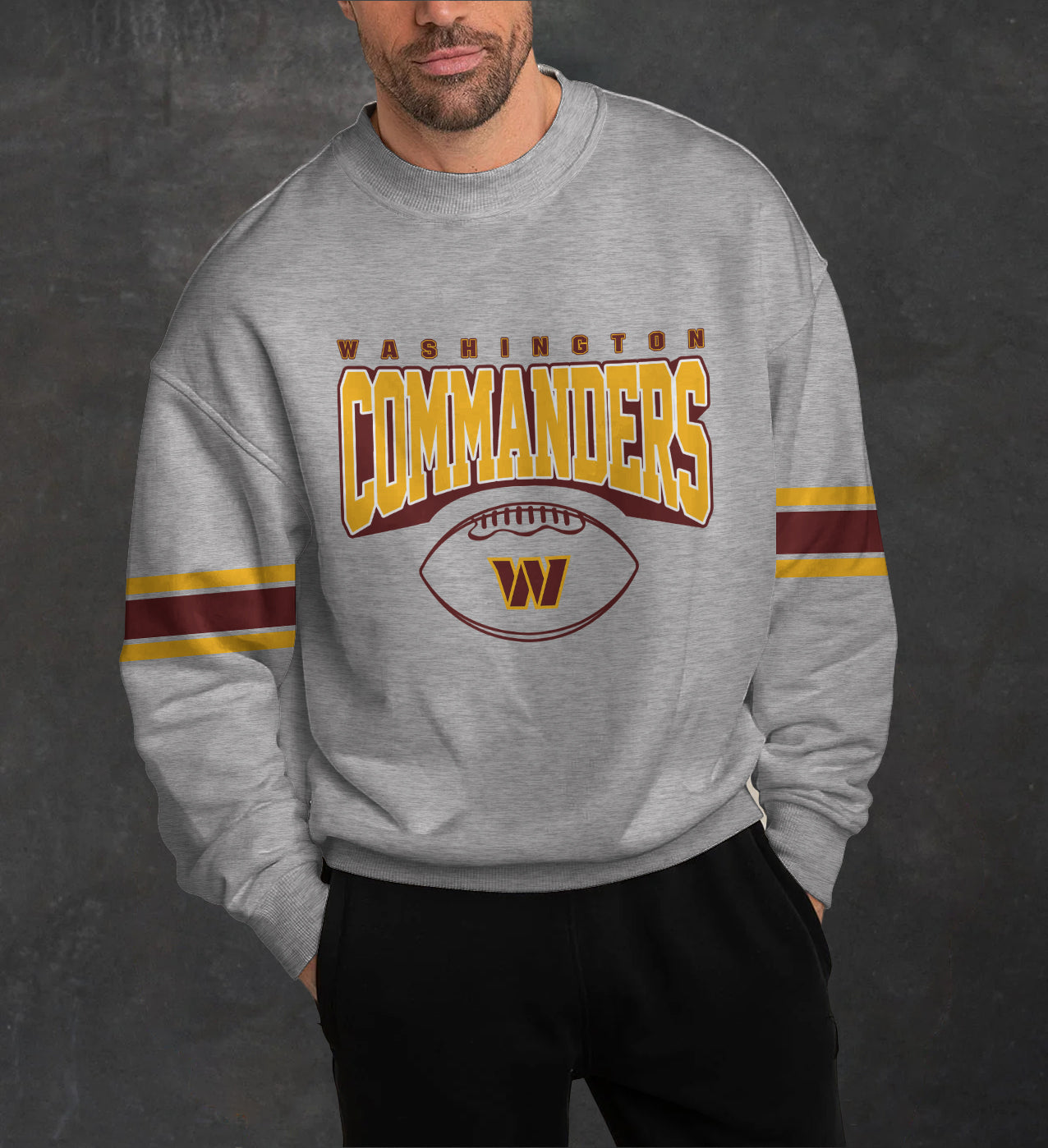 Washington Commanders 3D Limited Edition Crew Neck sweatshirt