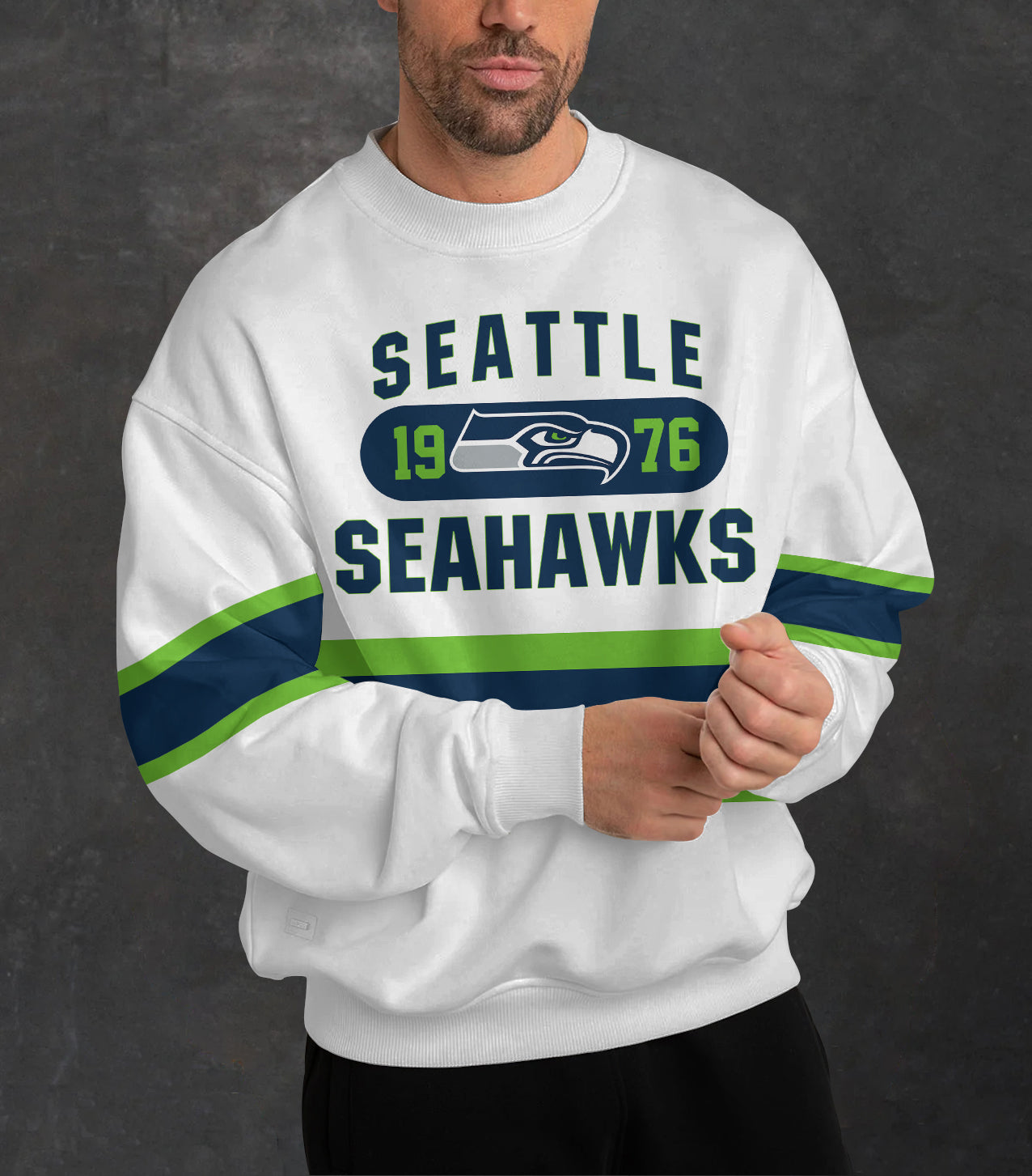 Seattle Seahawks 3D Limited Edition Crew Neck sweatshirt