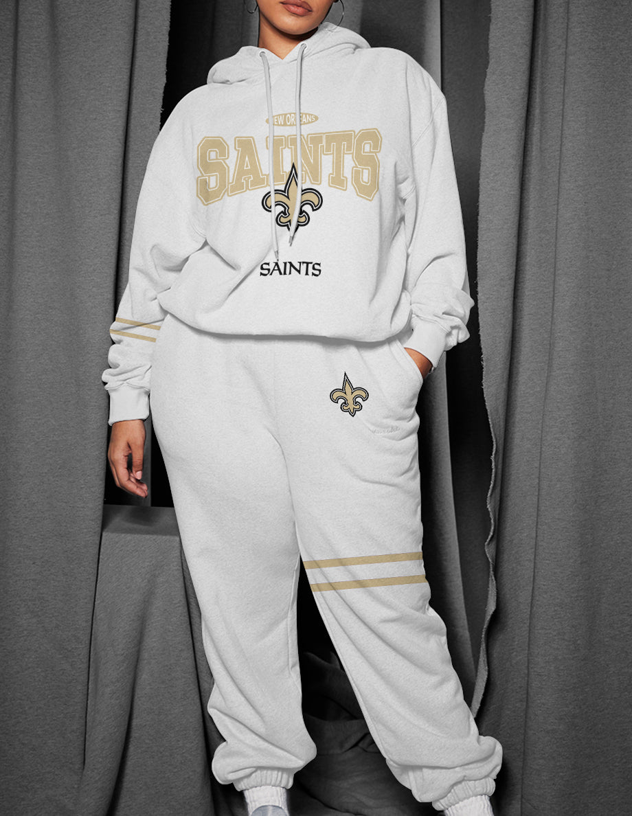 New Orleans Saints 3D Printed Pullover Hoodie And Sweatpant 2pcs Tracksuits