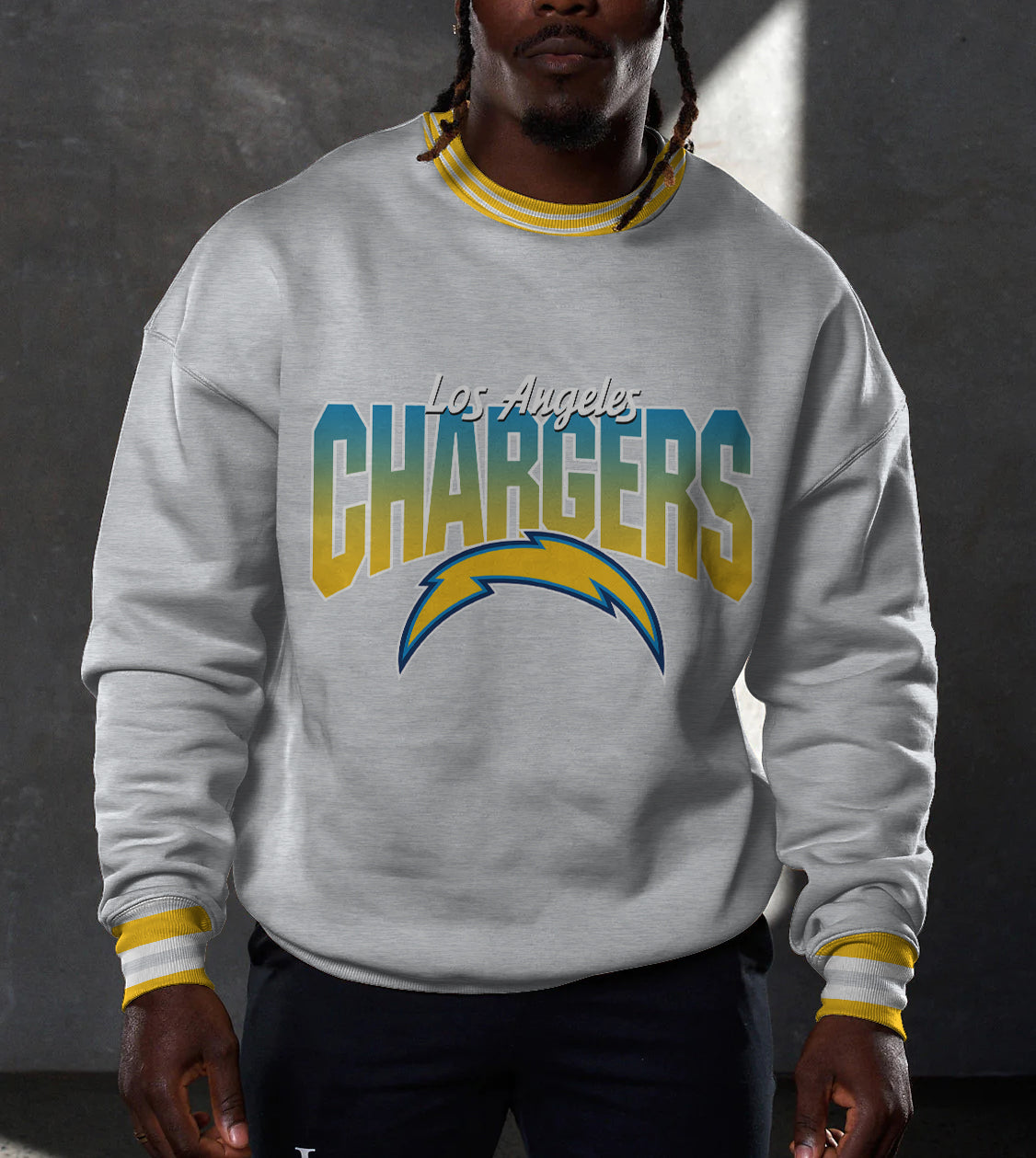 Los Angeles Chargers 3D Limited Edition Crew Neck sweatshirt