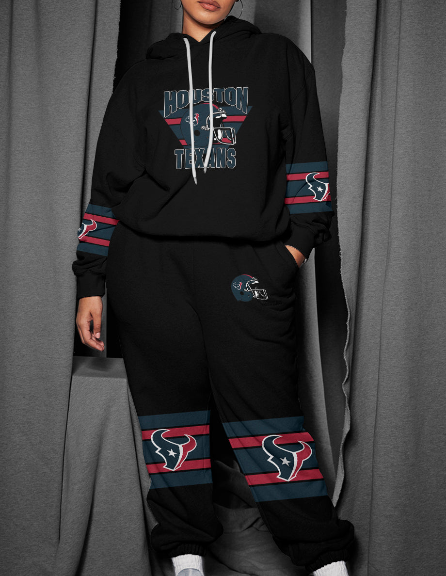 Houston Texans 3D Printed Pullover Hoodie And Sweatpant 2pcs Tracksuits
