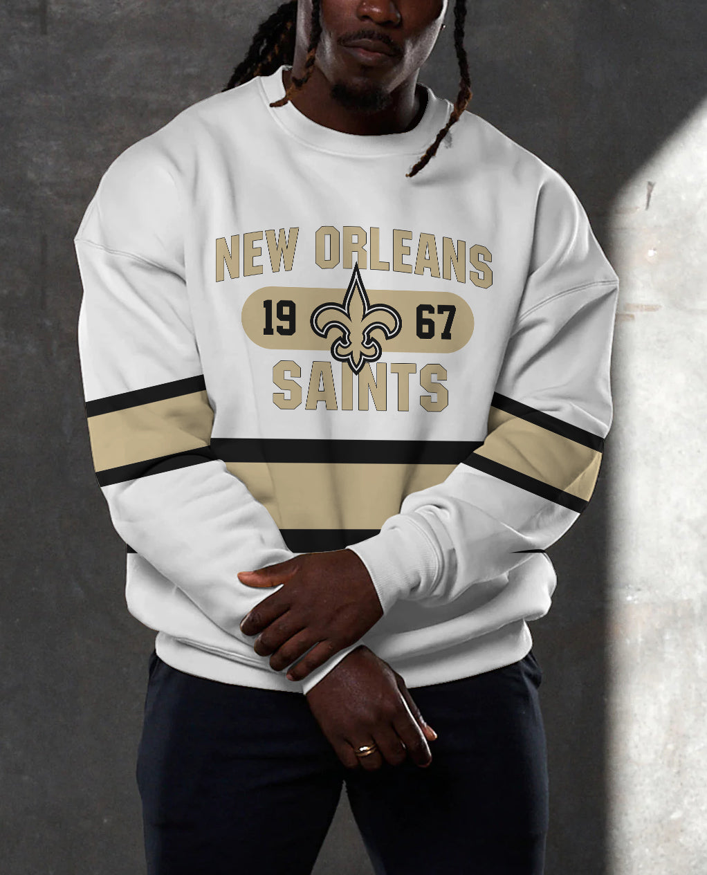 New Orleans Saints 3D Limited Edition Crew Neck sweatshirt