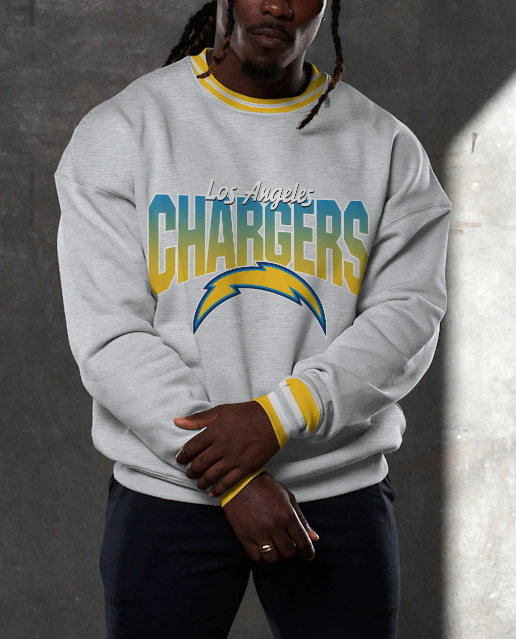 Los Angeles Chargers 3D Limited Edition Crew Neck sweatshirt