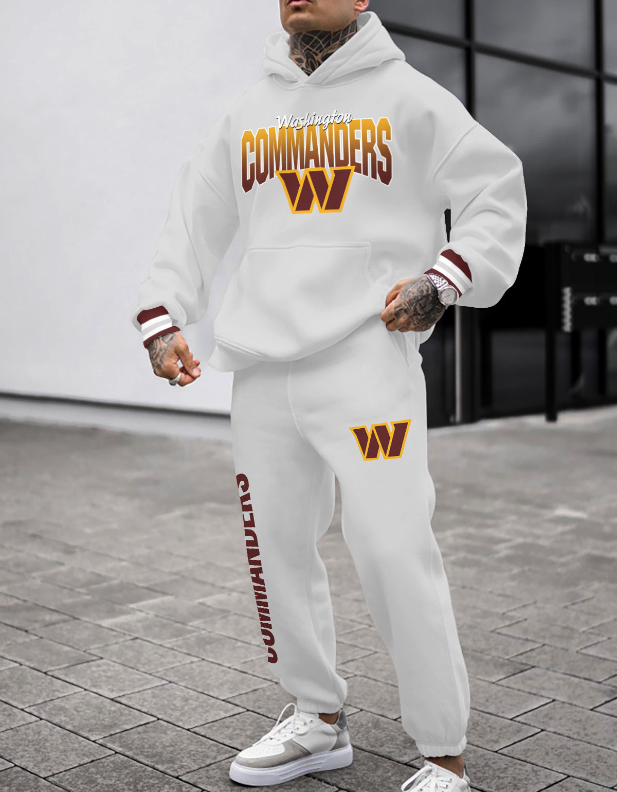 Washington Commanders 3D Printed Pullover Hoodie And Sweatpant 2pcs Tracksuits