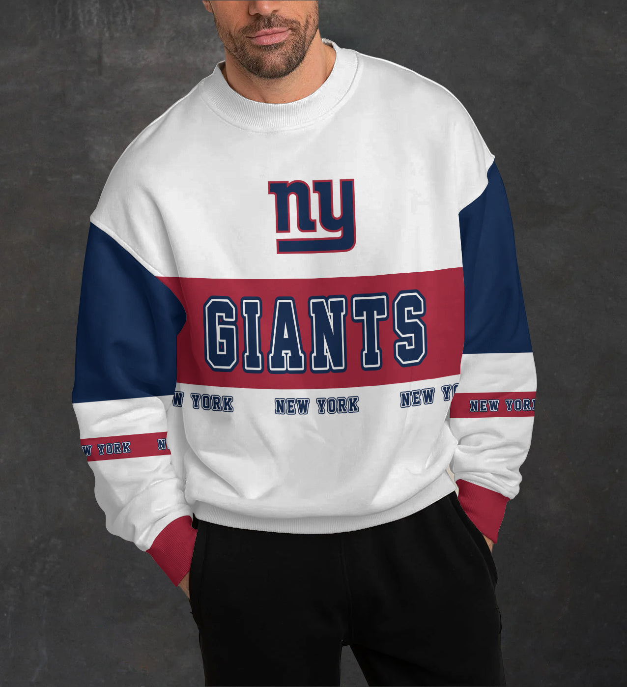 New York Giants 3D Limited Edition Crew Neck sweatshirt