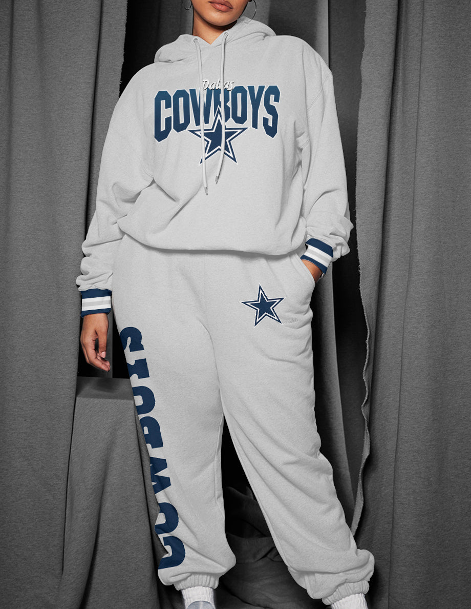 Dallas Cowboys 3D Printed Pullover Hoodie And Sweatpant 2pcs Tracksuits