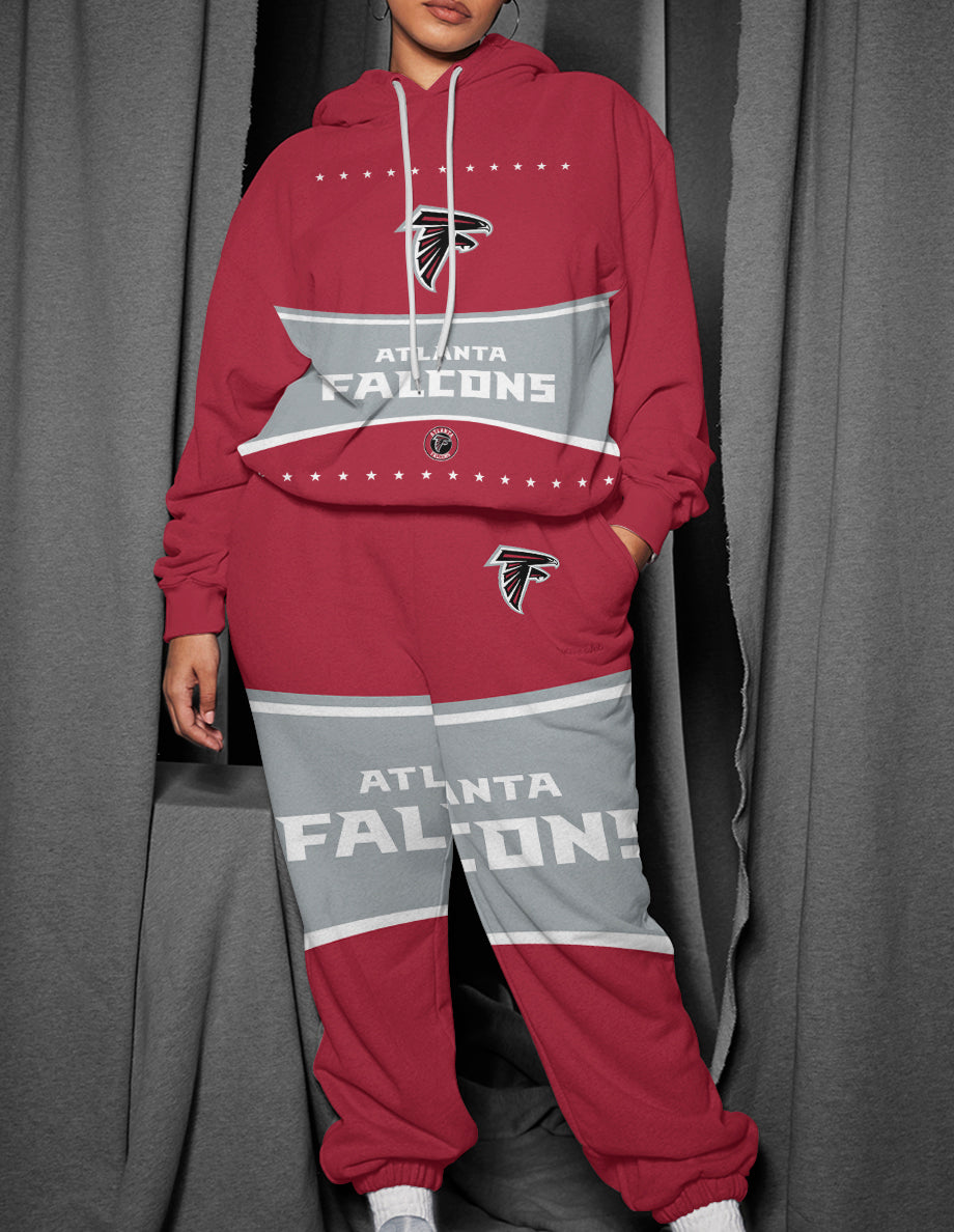 Atlanta Falcons 3D Printed Pullover Hoodie And Sweatpant 2pcs Tracksuits