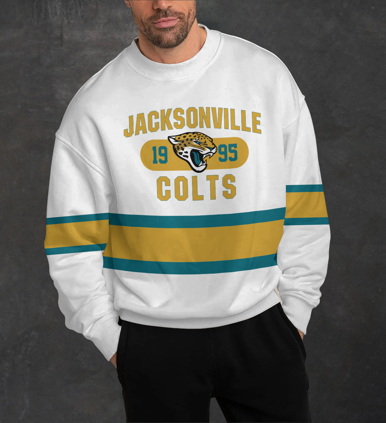 Jacksonville Jaguars 3D Limited Edition Crew Neck sweatshirt