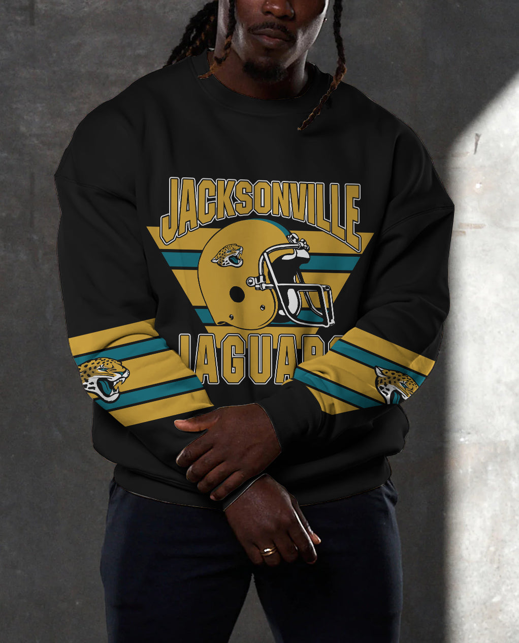 Jacksonville Jaguars 3D Limited Edition Crew Neck sweatshirt