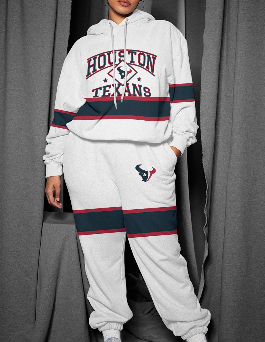 Houston Texans 3D Printed Pullover Hoodie And Sweatpant 2pcs Tracksuits