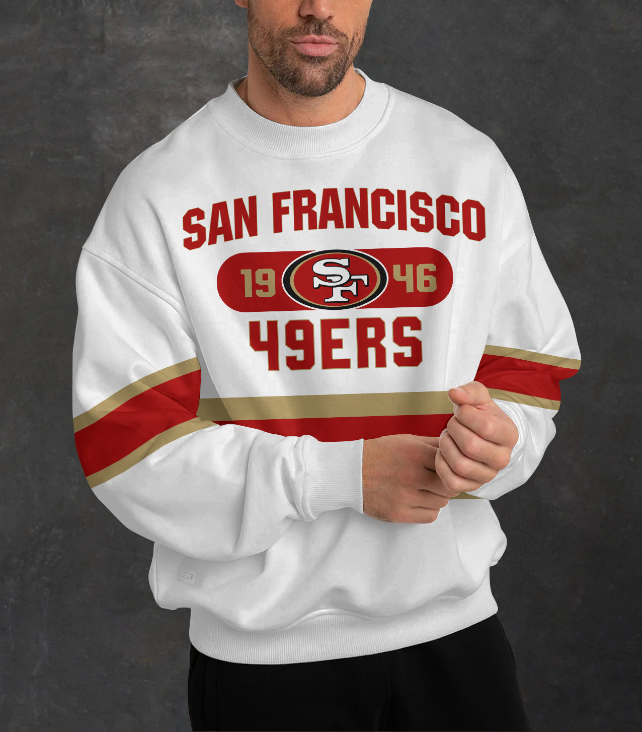 San Francisco 49ers 3D Limited Edition Crew Neck sweatshirt