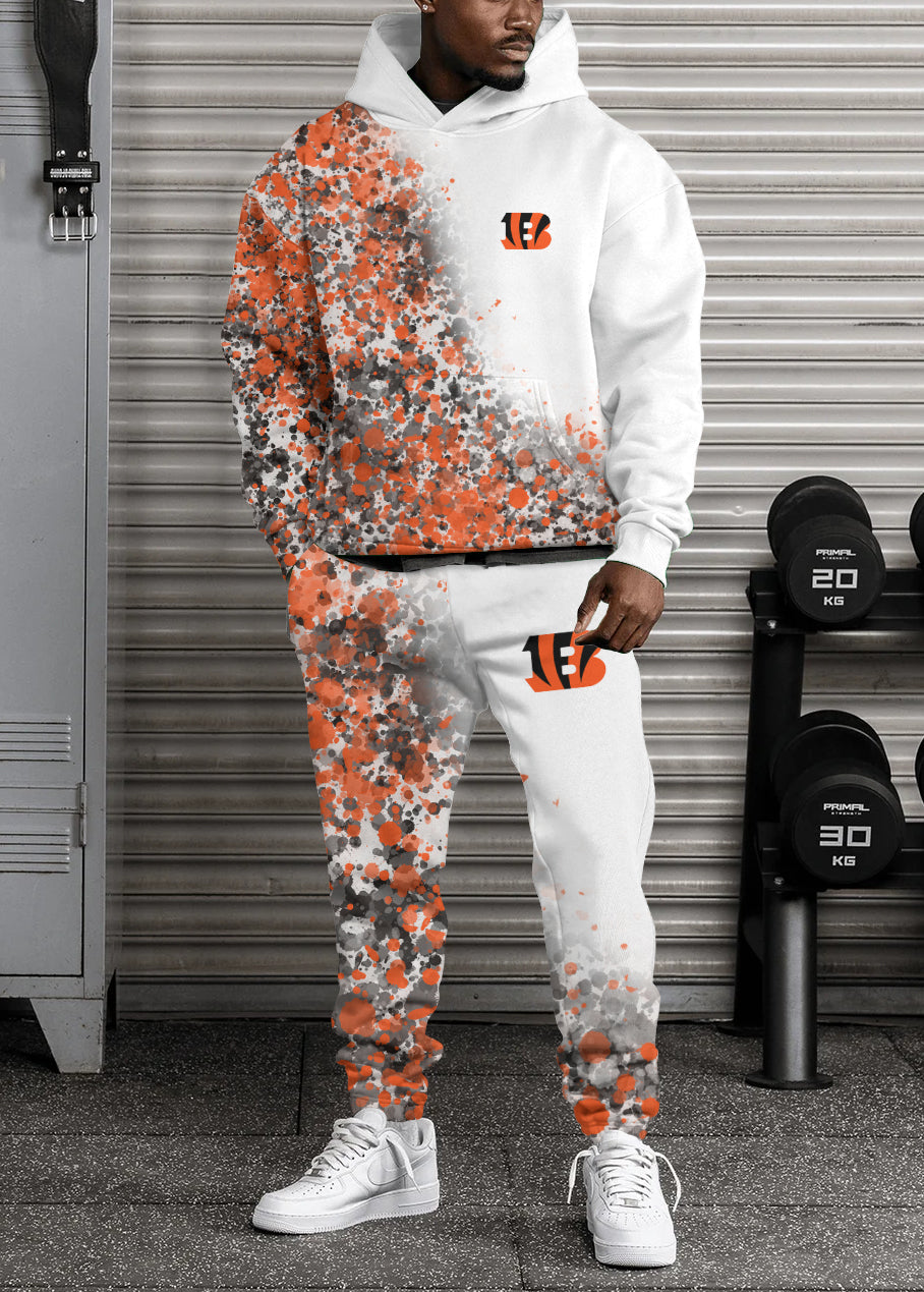 Cincinnati Bengals 3D Printed Pullover Hoodie And Sweatpant 2pcs Tracksuits