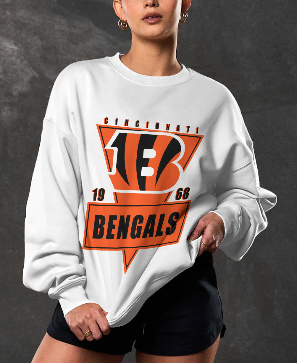 Cincinnati Bengals 3D Limited Edition Crew Neck sweatshirt