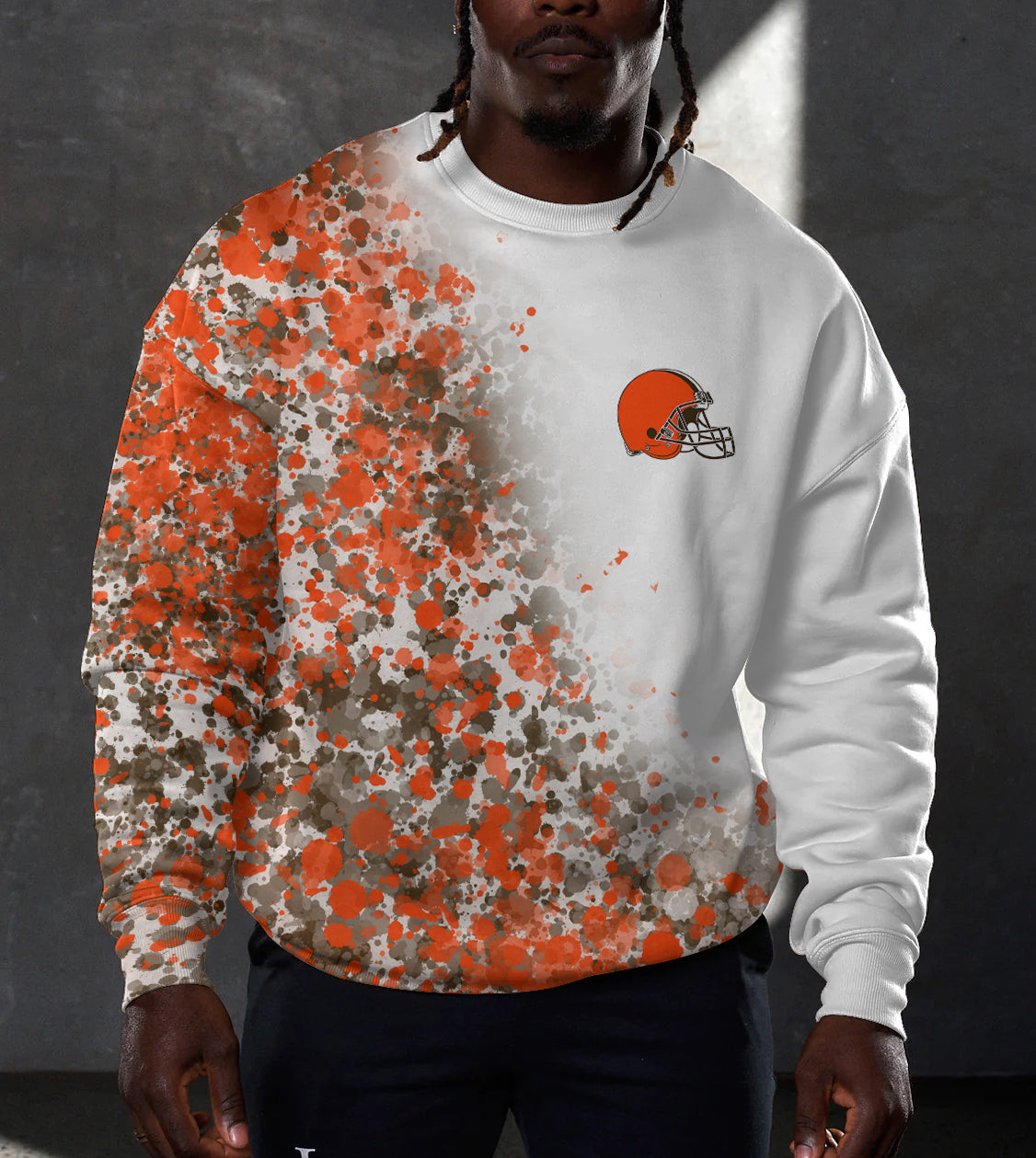Cleveland Browns 3D Limited Edition Crew Neck sweatshirt