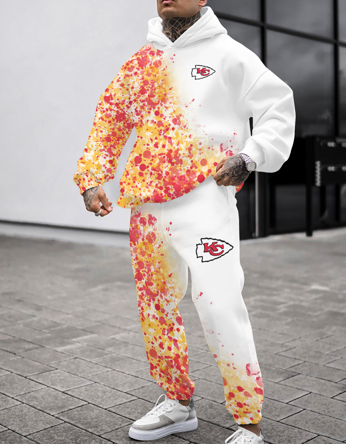 Kansas City Chiefs 3D Printed Pullover Hoodie And Sweatpant 2pcs Tracksuits