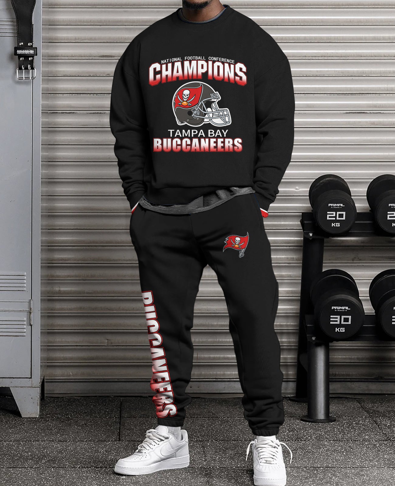 Tampa Bay Buccaneers 3D sweatsuit and sweatpants 2 piece outfits