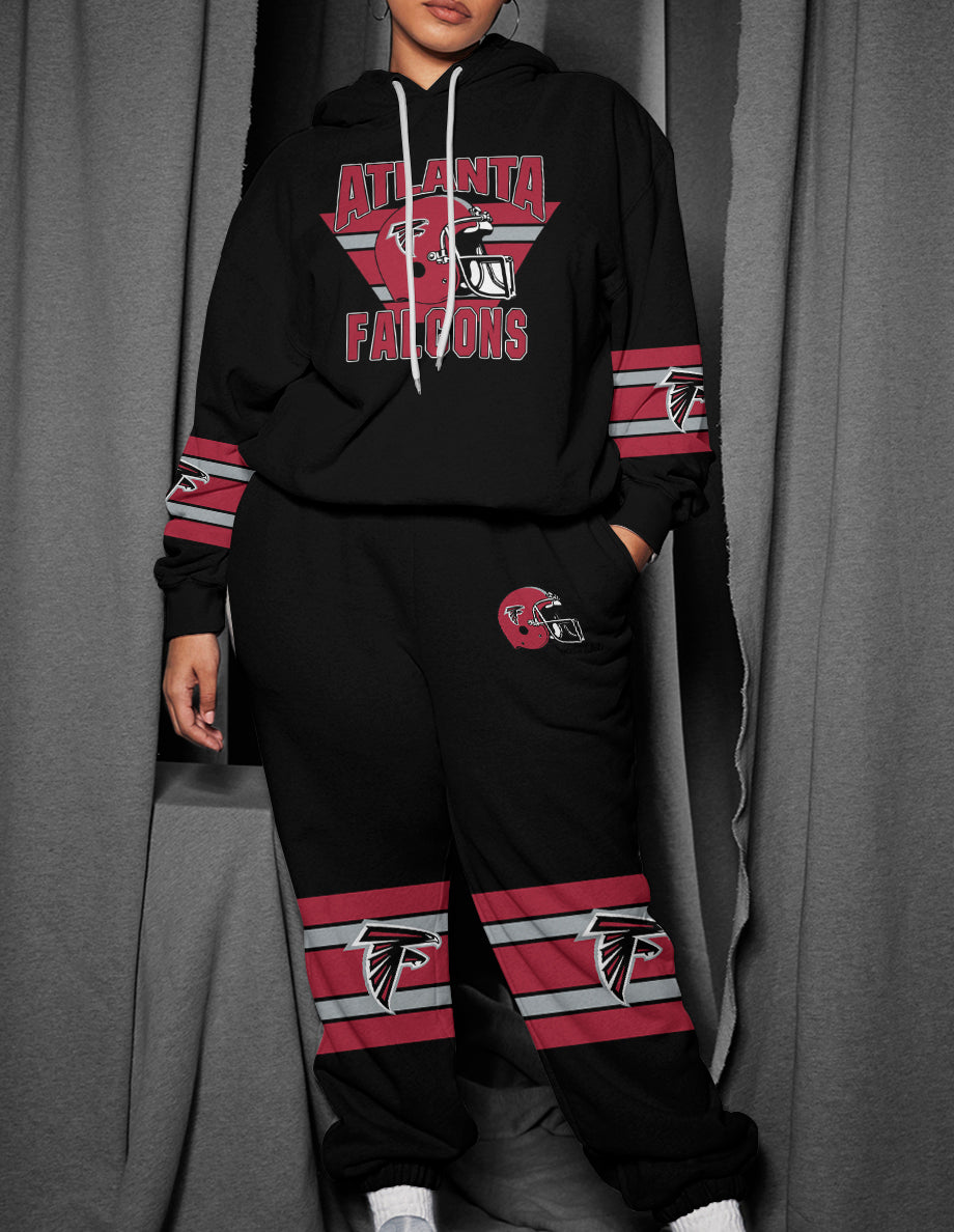Atlanta Falcons 3D Printed Pullover Hoodie And Sweatpant 2pcs Tracksuits