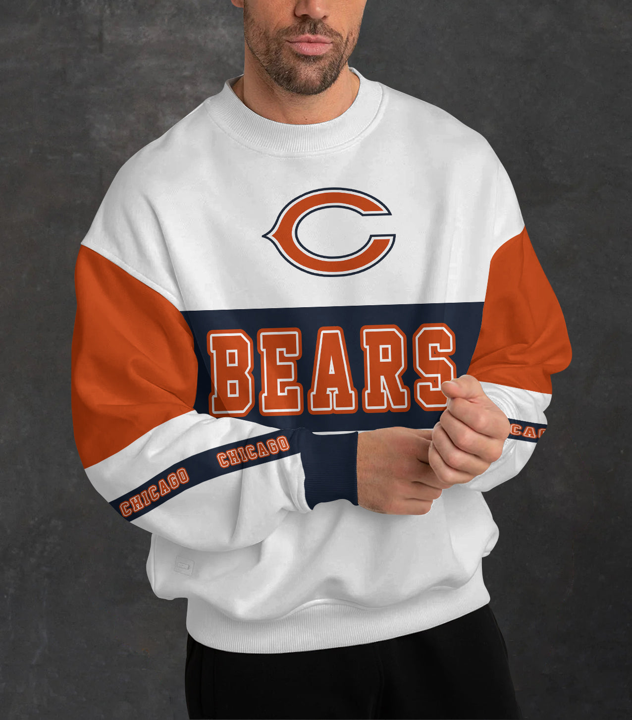 Chicago Bears 3D Limited Edition Crew Neck sweatshirt