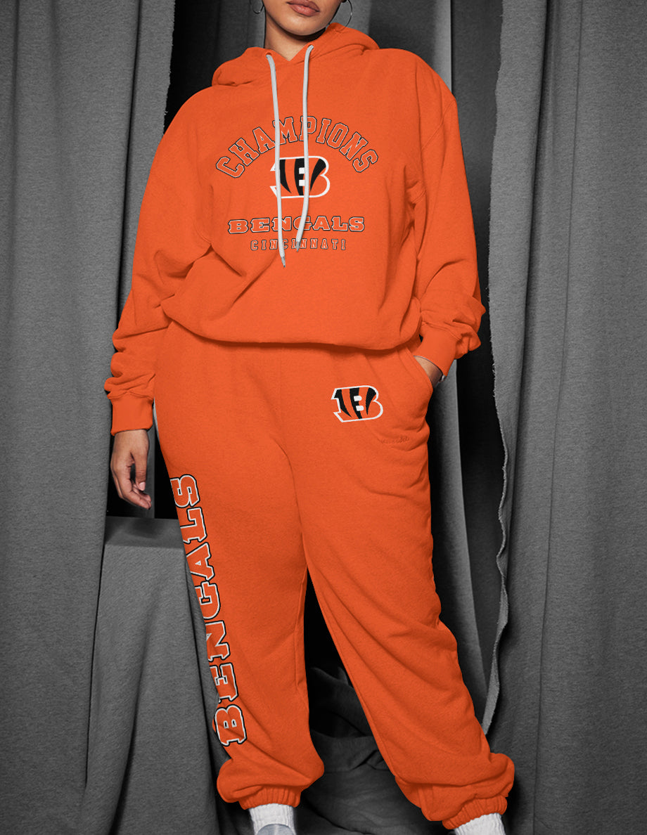 Cincinnati Bengals 3D Printed Pullover Hoodie And Sweatpant 2pcs Tracksuits