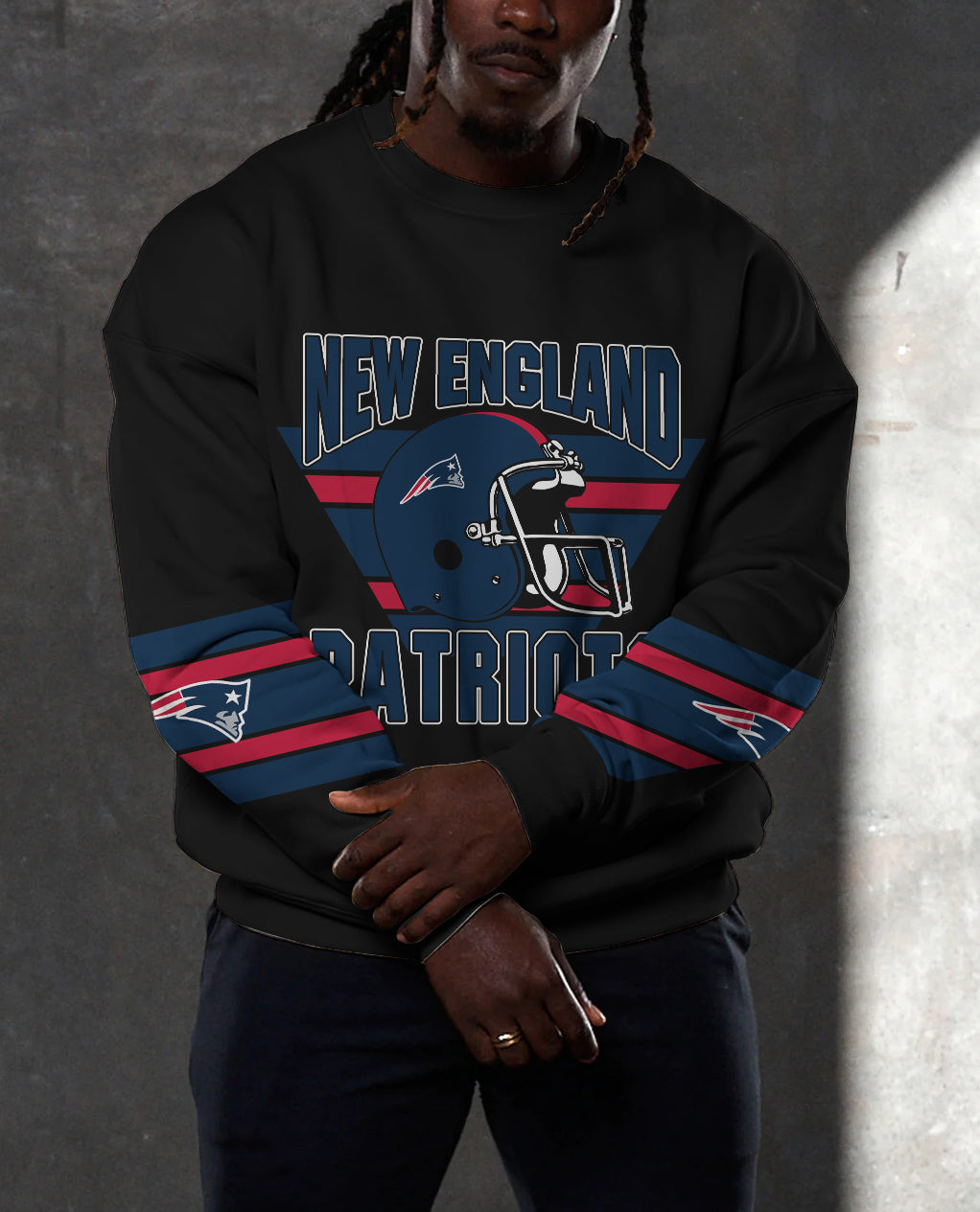 New England Patriots 3D Limited Edition Crew Neck sweatshirt